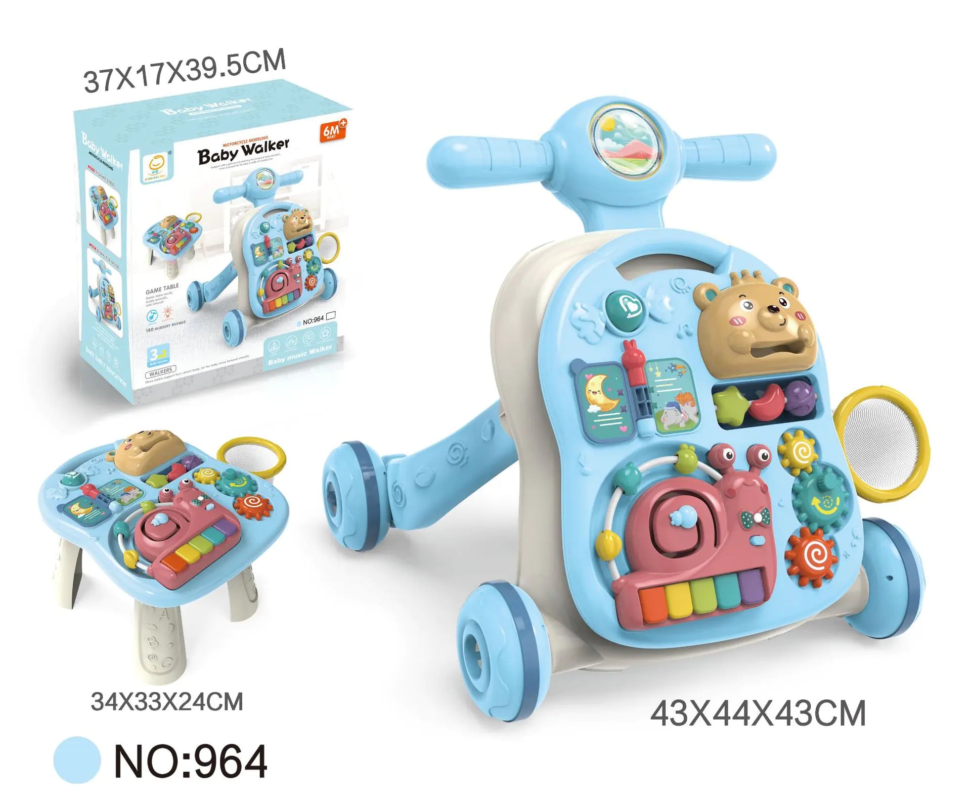 Andador Interactivo con Música para Bebés