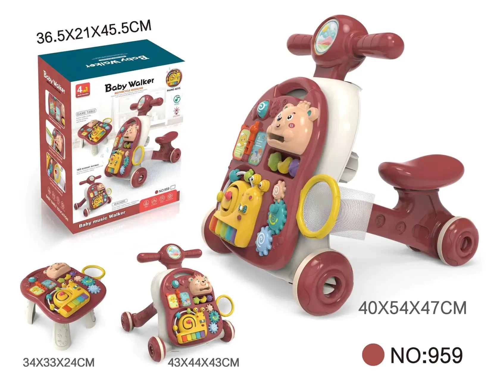 Andador Interactivo con Música para Bebés