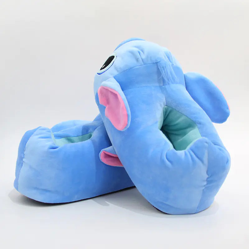 Pantuflas de Felpa Stitch 2025 para Uso Doméstico en Invierno