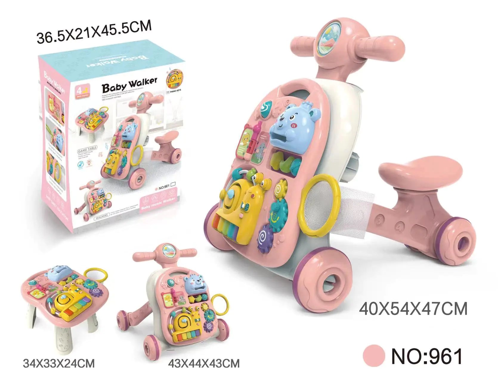 Andador Interactivo con Música para Bebés