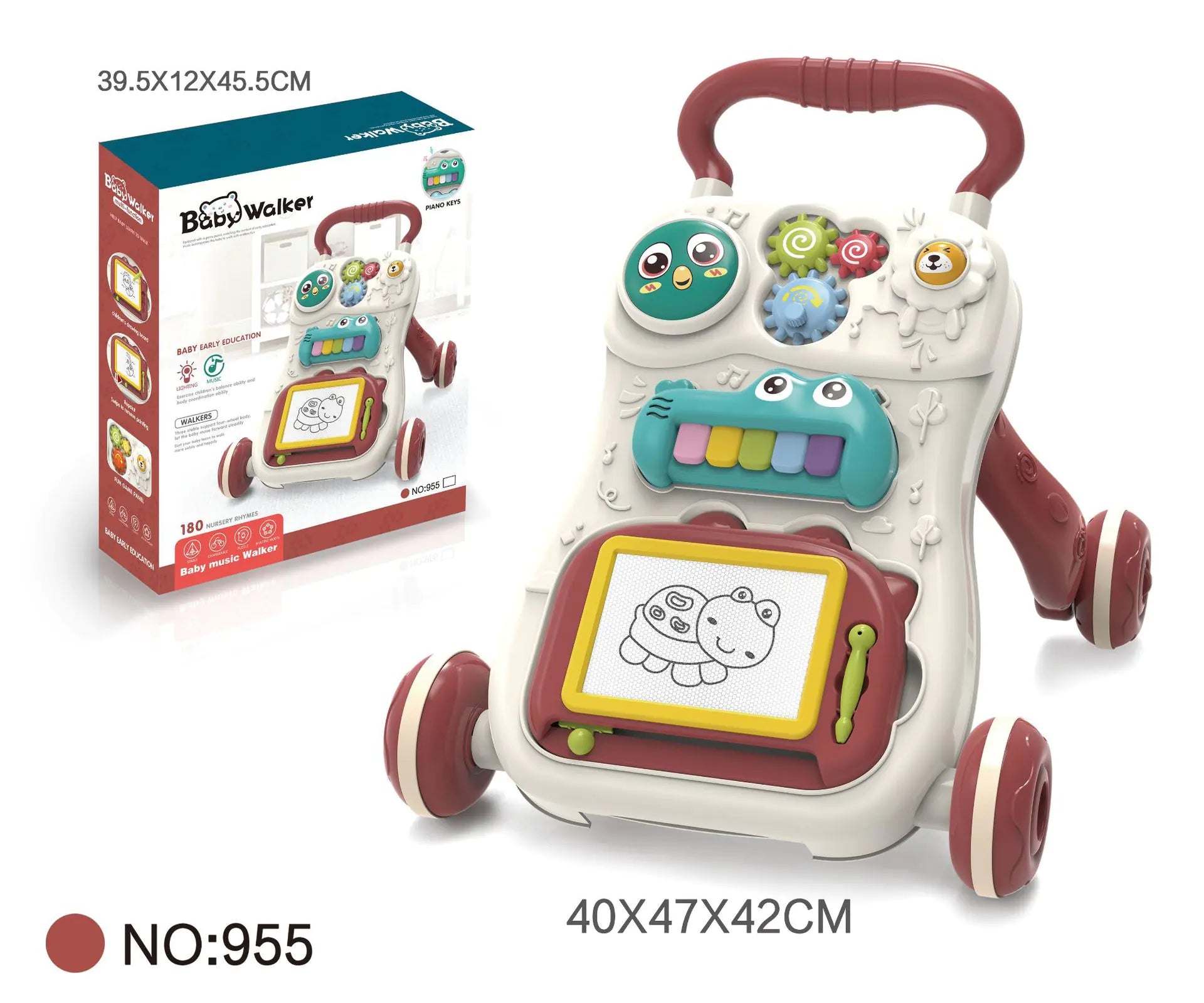 Andador Interactivo con Música para Bebés