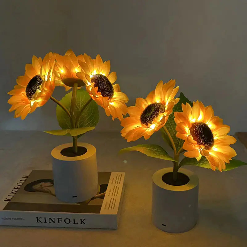 Girasol Luz Nocturna LED Recargable