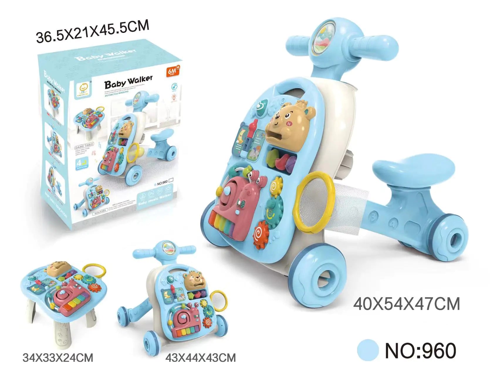 Andador Interactivo con Música para Bebés