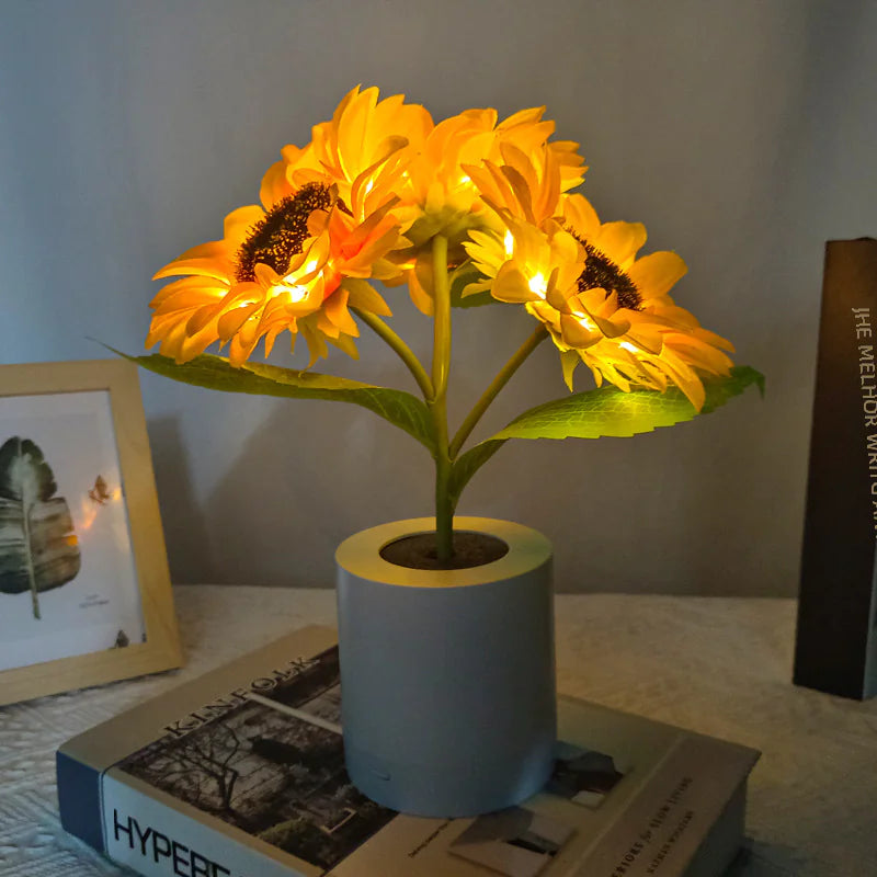 Girasol Luz Nocturna LED Recargable
