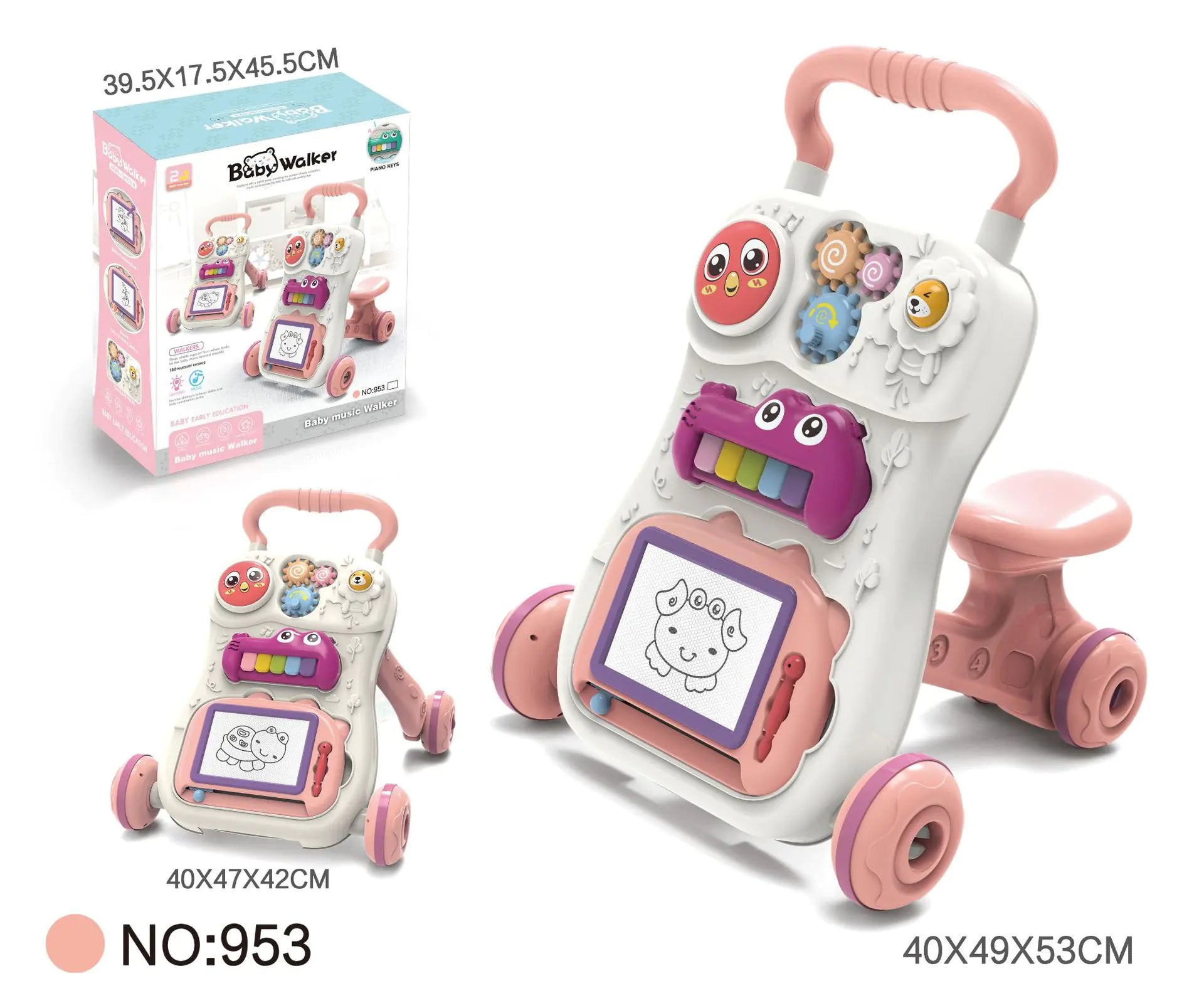 Andador Interactivo con Música para Bebés