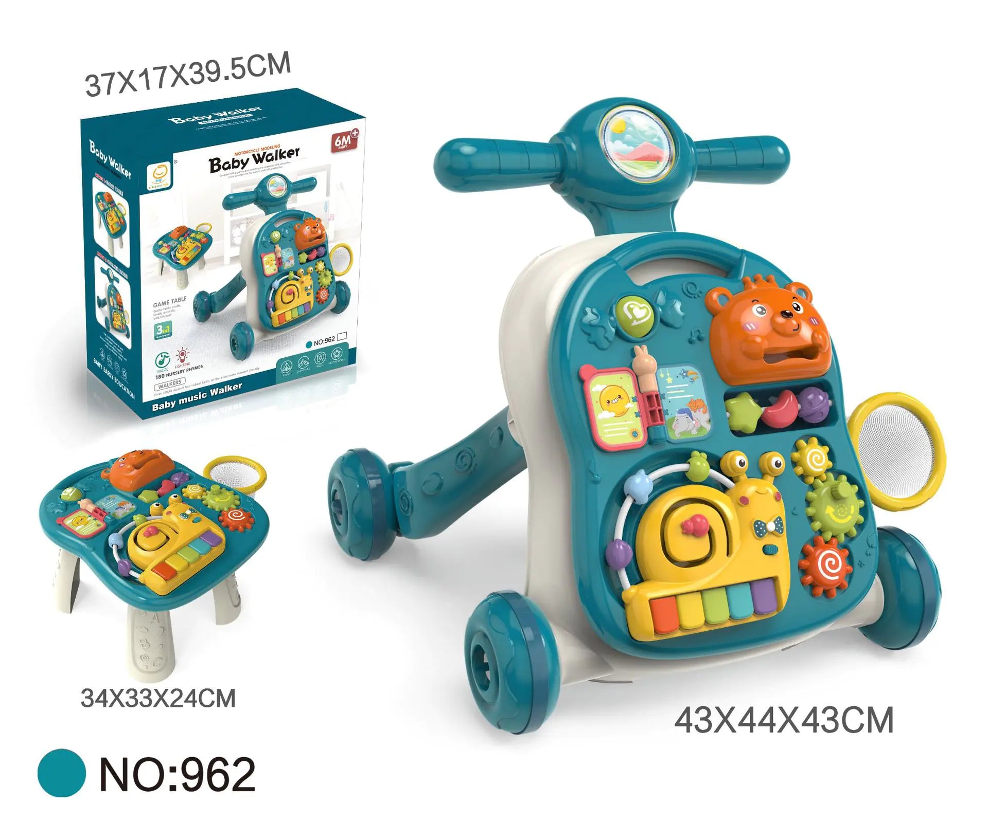 Andador Interactivo con Música para Bebés