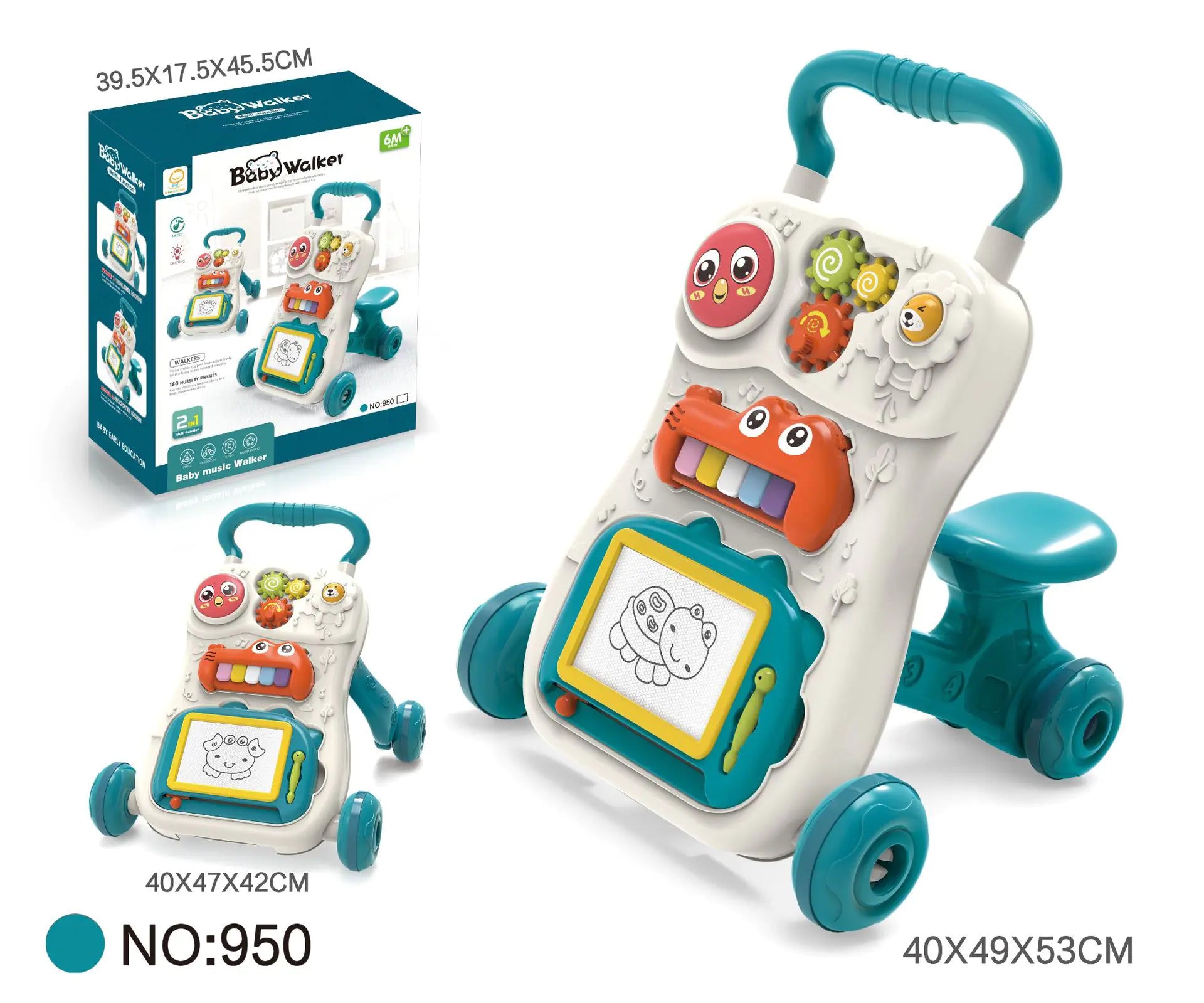 Andador Interactivo con Música para Bebés